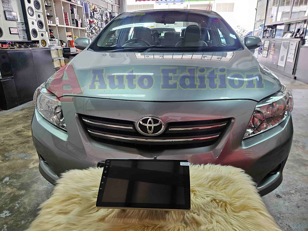 Toyota Altis Car Android Radio Player upgraded - with Auto Edition | Singapore