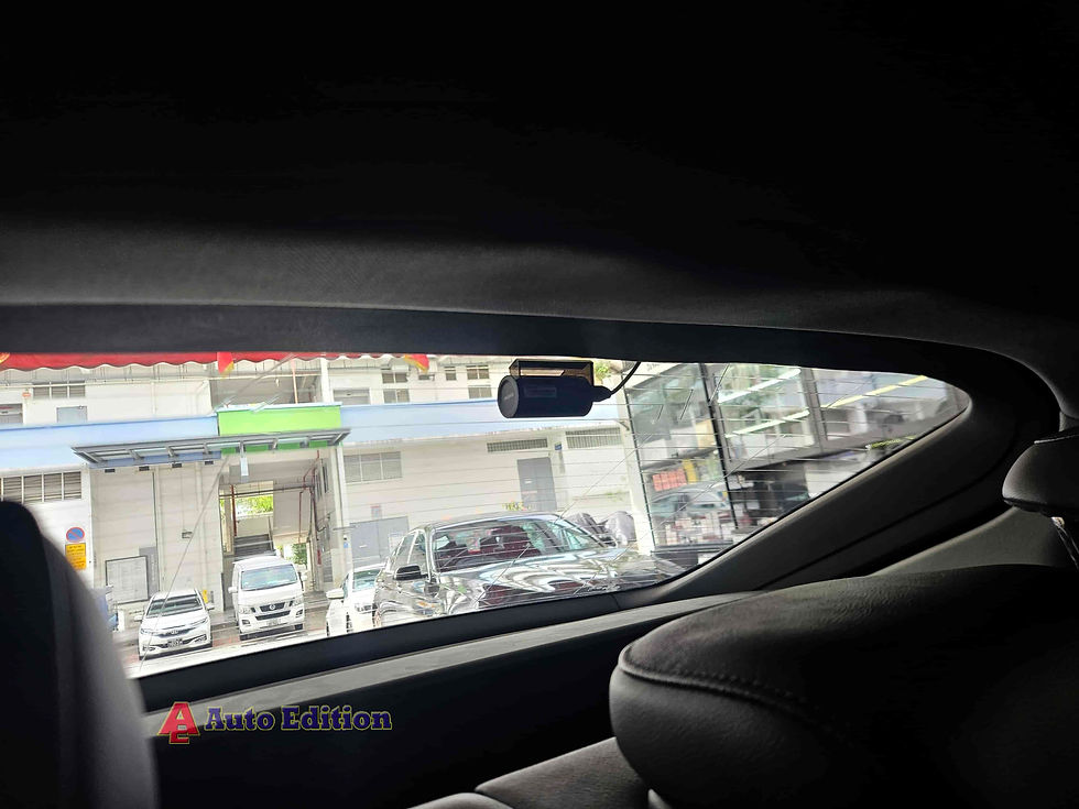 Audi A5 - Car Dash Camera - IROAD FX2 Pro front & rear installed Singapore | Auto Edition