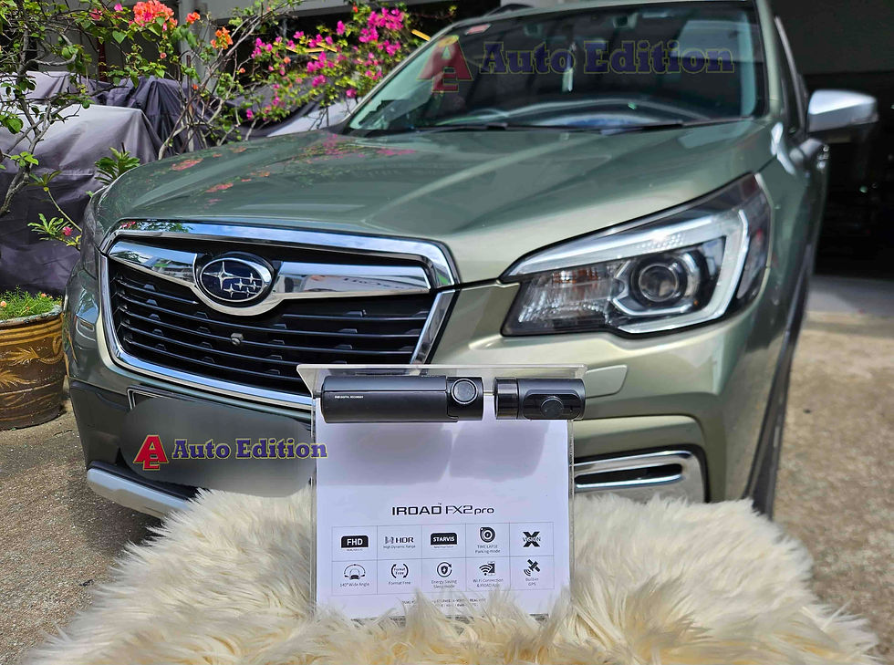 Subaru Forester - Car Dash Camera - IROAD FX2 Pro front & rear installed Singapore | Auto Edition