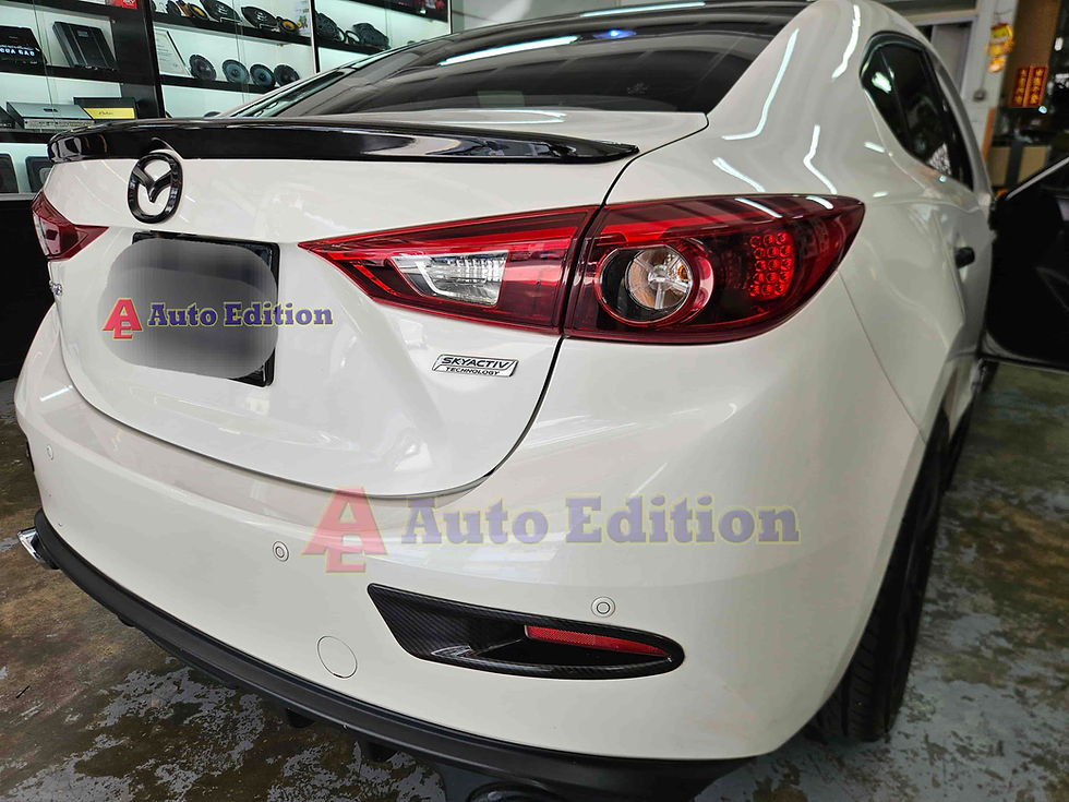 Mazda 3 - Car Dash Camera - IROAD FX2 Pro front & rear installed Singapore | Auto Edition