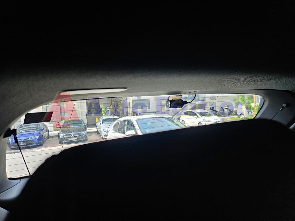 Mercedes A200 installed Car Dash Camera- IROAD X6 front & rear | IROAD Pro 6 12 Power Pack Car Parking Battery Singapore | Singapore | Auto Edition Car Dash Camera Singapore