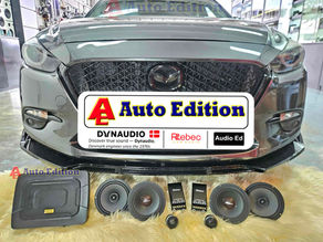 Mazda 3 Car Audio upgrade – Rebec Car Speakers and Subwoofer | Audio upgrade with Auto Edition Singapore