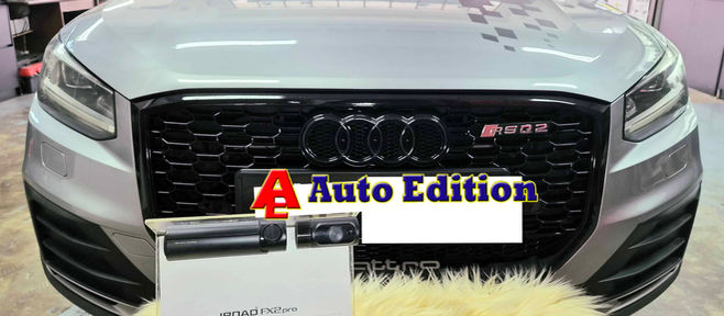 Audi Q2 - Car Dash Camera - IROAD FX2 Pro front & rear installed Singapore | Auto Edition