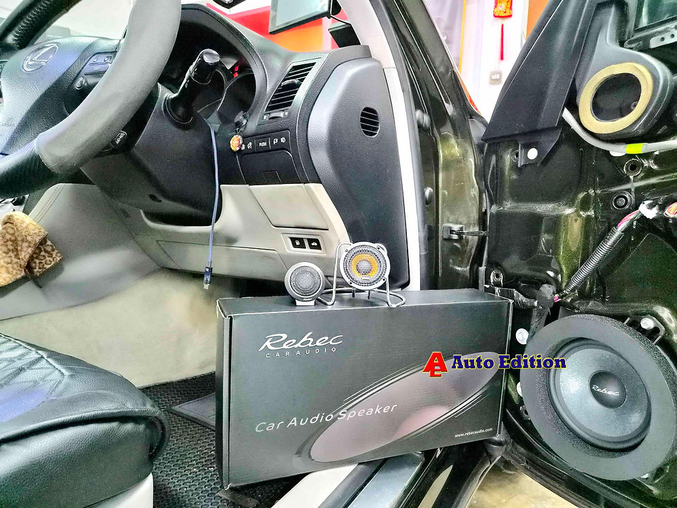MG S6 EV - Car Speakers upgraded to Rebec Car Audio | Plug & Play Audio upgrade with Auto Edition Singapore