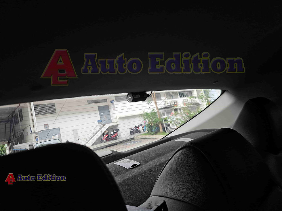 Toyota Camry Car Dash Camera - IROAD FX2 Pro front & rear installed Singapore | Auto Edition