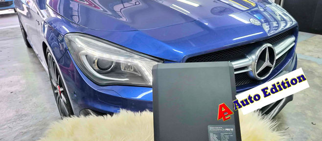 Mercedes CLA180 Car Dash Camera's - Power Pack for Parking motion recording - IROAD Power Pack Pro 10 installed Singapore | Auto Edition