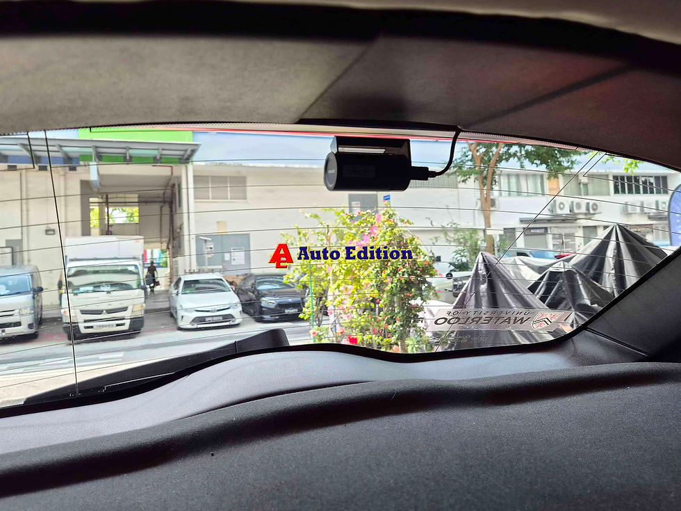 Volvo V40 Car Dash Camera - IROAD X11 Pro front & rear installed Singapore | Auto Edition