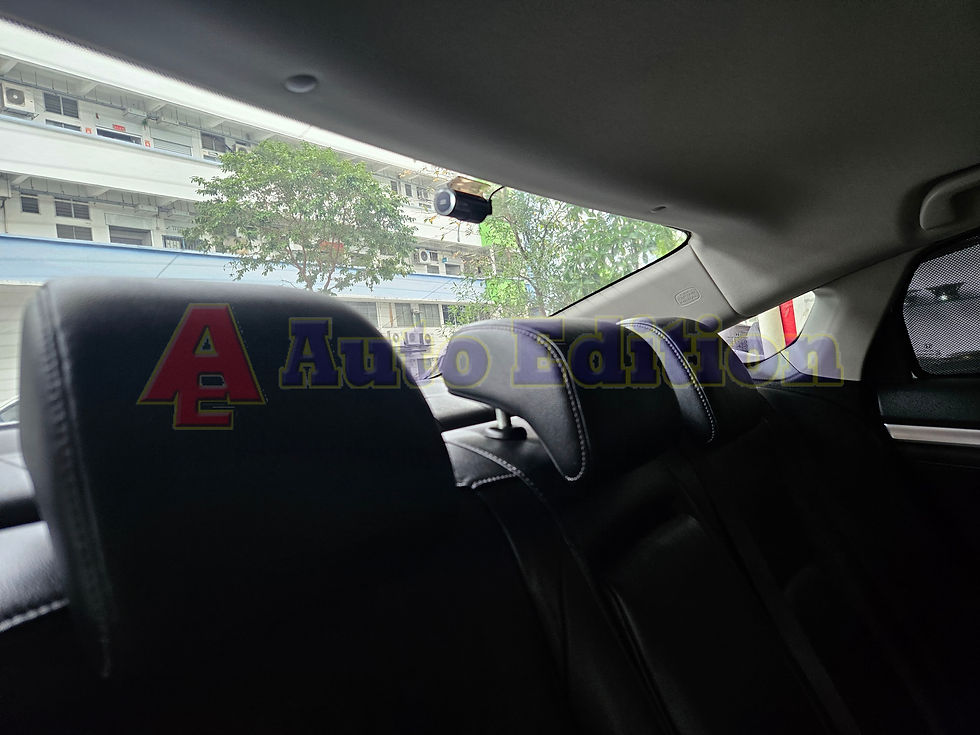 Honda Civic installed Car Dash Camera- IROAD QX2 front & rear | Singapore | Auto Edition Car Dash Camera Singapore