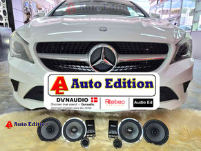 Mercedes CLA180 - Car Speakers upgraded to Rebec Car Audio | Plug & Play Audio upgrade with Auto Edition Singapore