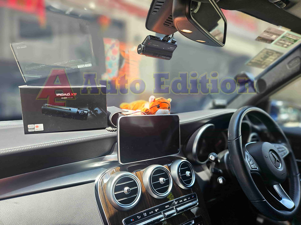 Mercedes GLC200 installed Car Dash Camera- IROAD X11 front & rear | Singapore | Auto Edition Car Dash Camera Singapore