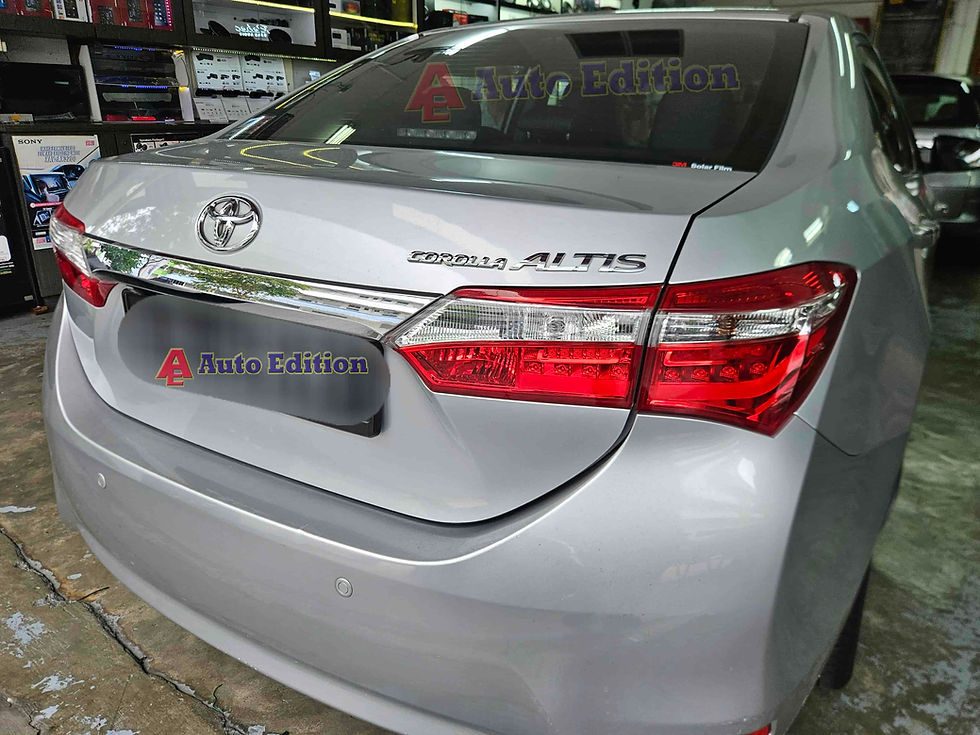 Toyota Corolla Altis - Car Dash Camera - IROAD FX2 Pro front & rear installed Singapore | Auto Edition