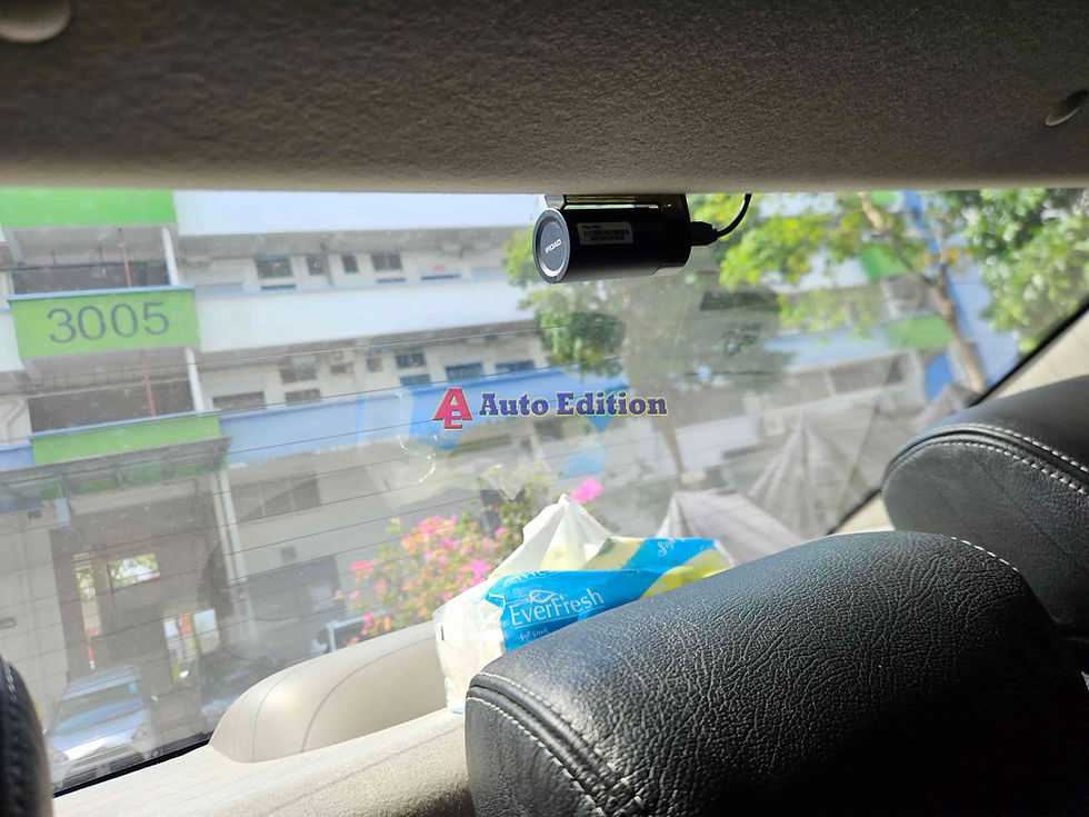 Honda City - Car Dash Camera - IROAD FX2 Pro front & rear installed Singapore | Auto Edition