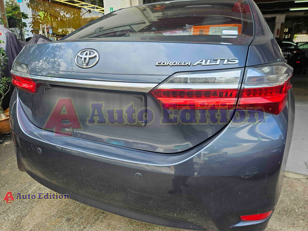 Toyota Corolla Altis Car Dash Camera - IROAD FX2 Pro front & rear installed Singapore | Auto Edition