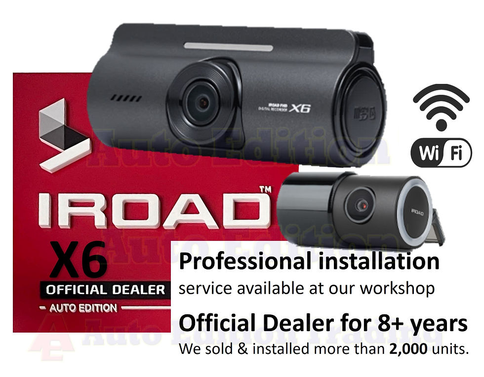 IROAD X6 - Car Dash Camera Singapore