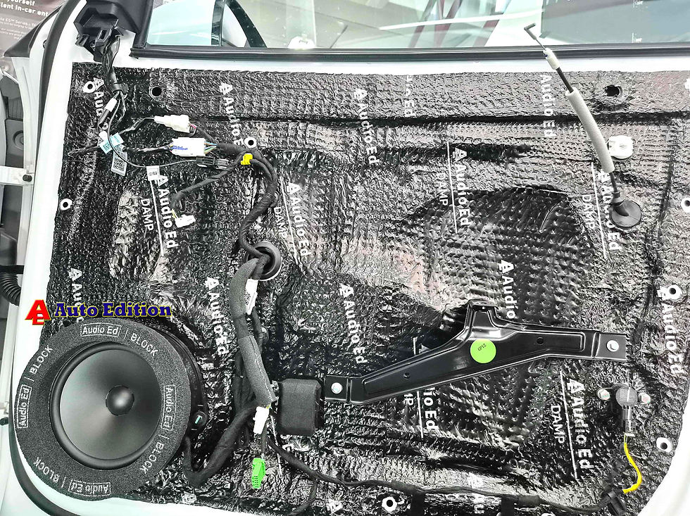 BYD Seal 6 EV Car Audio upgrade – Dynaudio and Rebec Car Speakers, DSP Amplifier, Subwoofer and Door Soundproof | Plug & Play Audio upgrade with Auto Edition Singapore