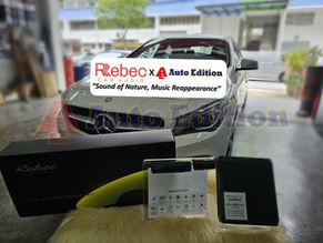 Mercedes W117 CLA180 on Rebec Car Audio Speakers, Iroad car dash camera + power pack - Singapore