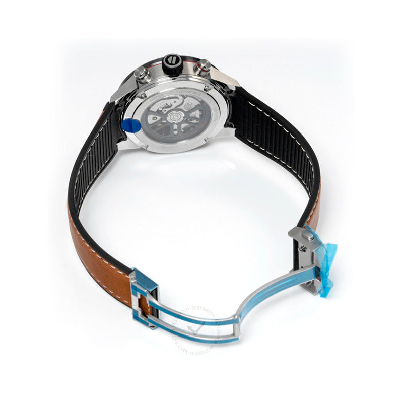 Thumbnail: TAG Heuer Carrera Calibre Heuer 02 Automatic Black Skeleton Dial Men's Watch