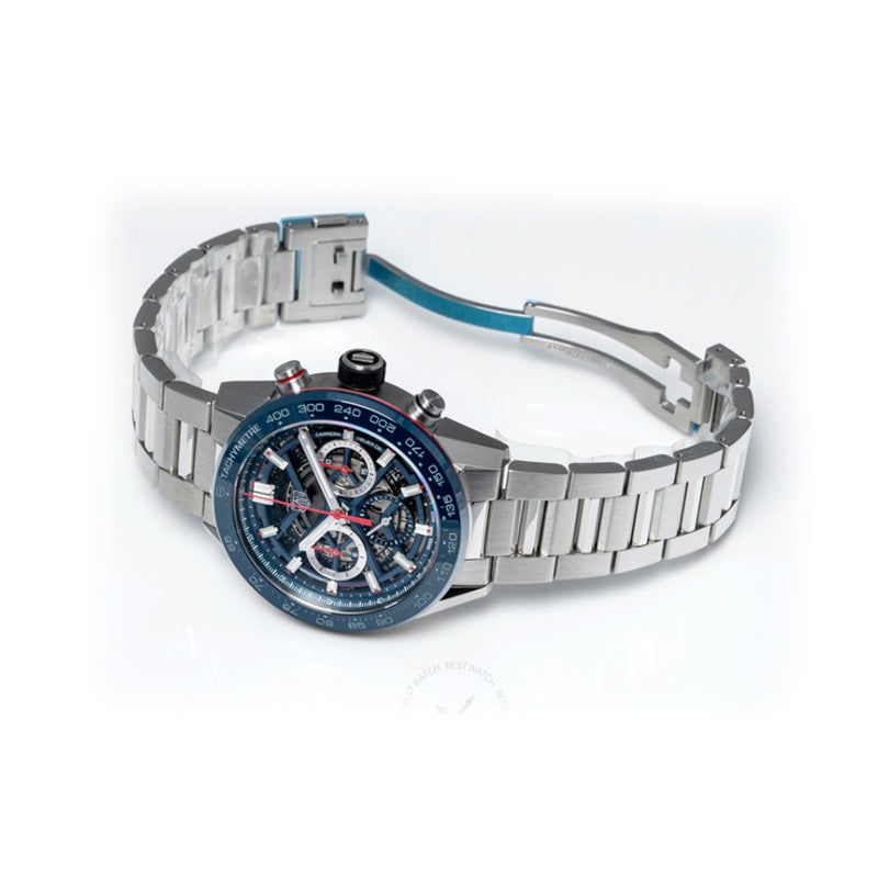 Thumbnail: TAG Heuer Carrera Calibre Heuer 02 Automatic Skeleton Dial Men's Watch