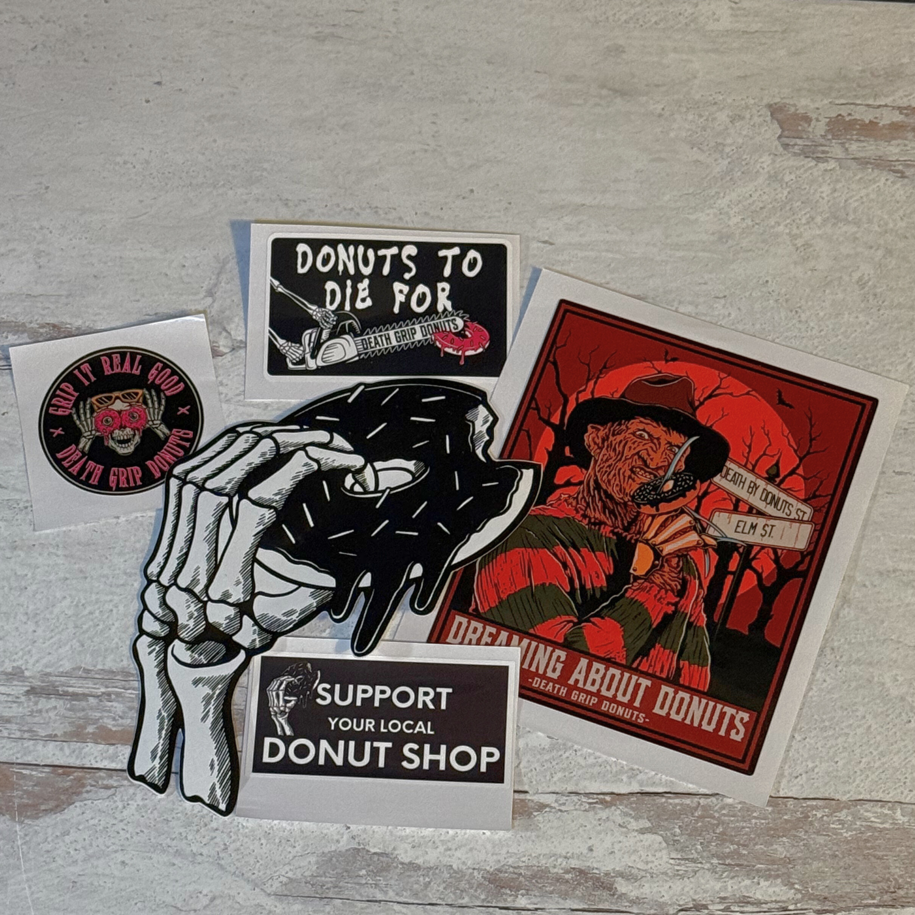 Death Grip Sticker Pack (5)