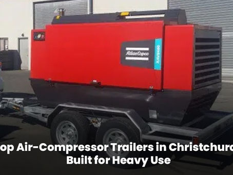 Top Air-Compressor Trailers in Christchurch – Built for Heavy Use