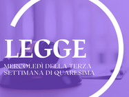 Mercoledì della Terza settimana di Quaresima