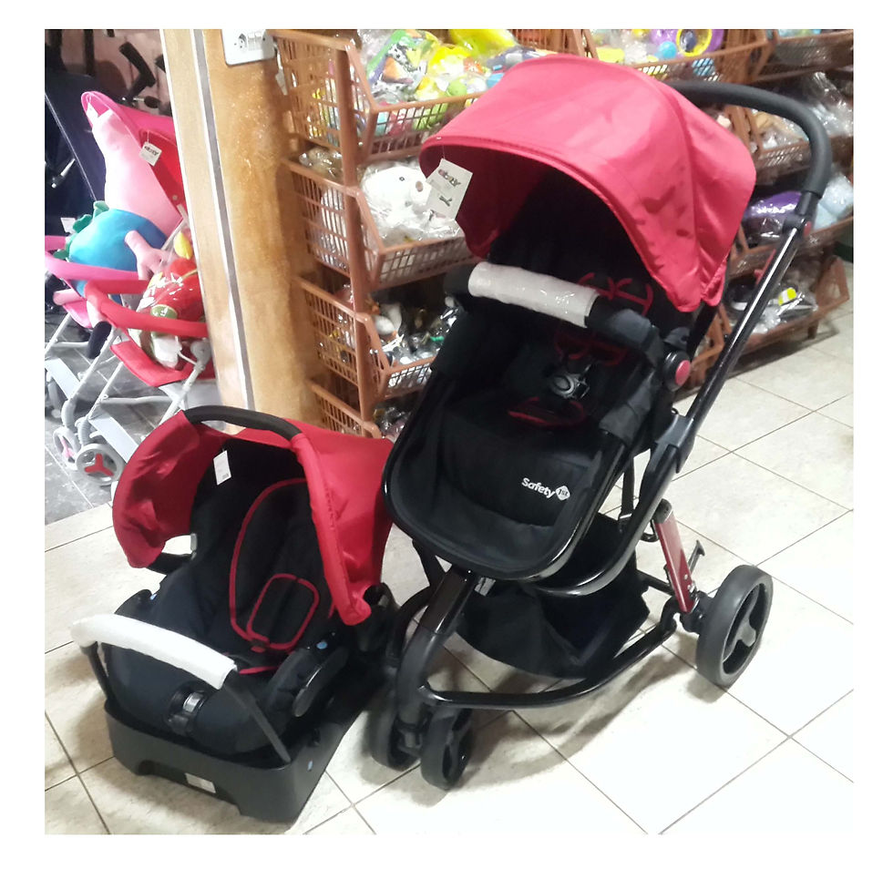 Miniatura: Carrinho semi-novo Safety 1St Mobi + Bebe Conforto + Adaptadores
