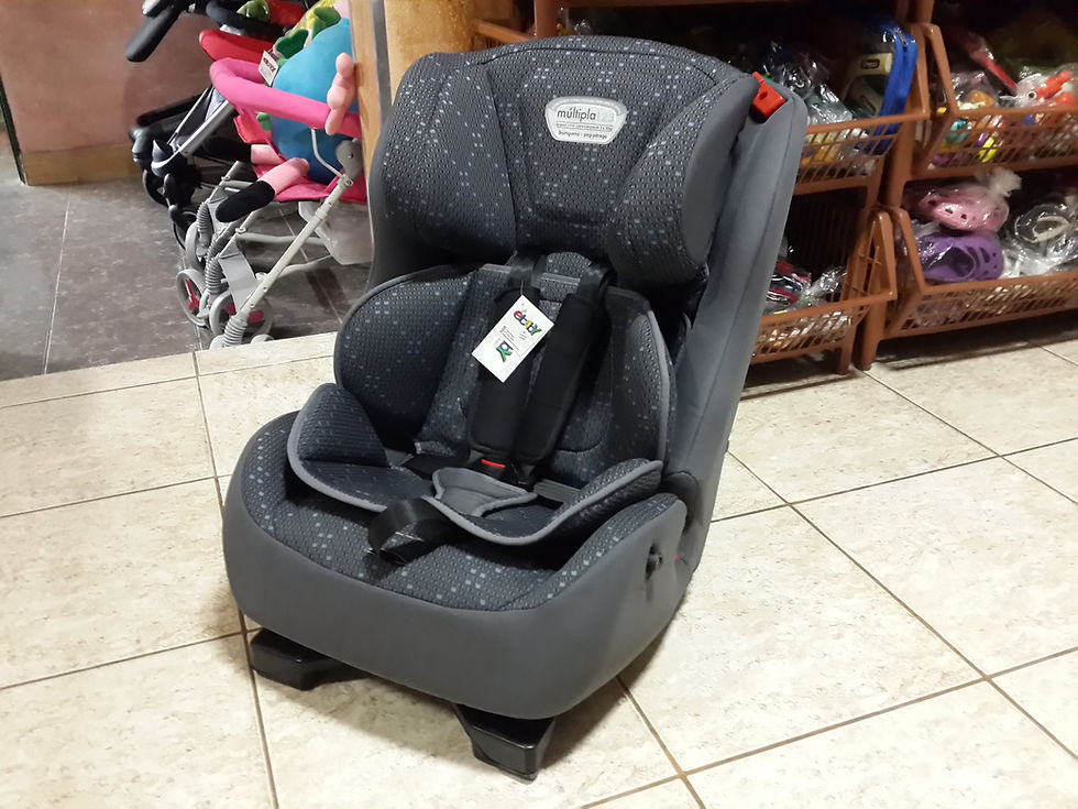 Miniatura: Cadeira veicular Burigotto Multipla Cinza de 9 a 25kg. Nova