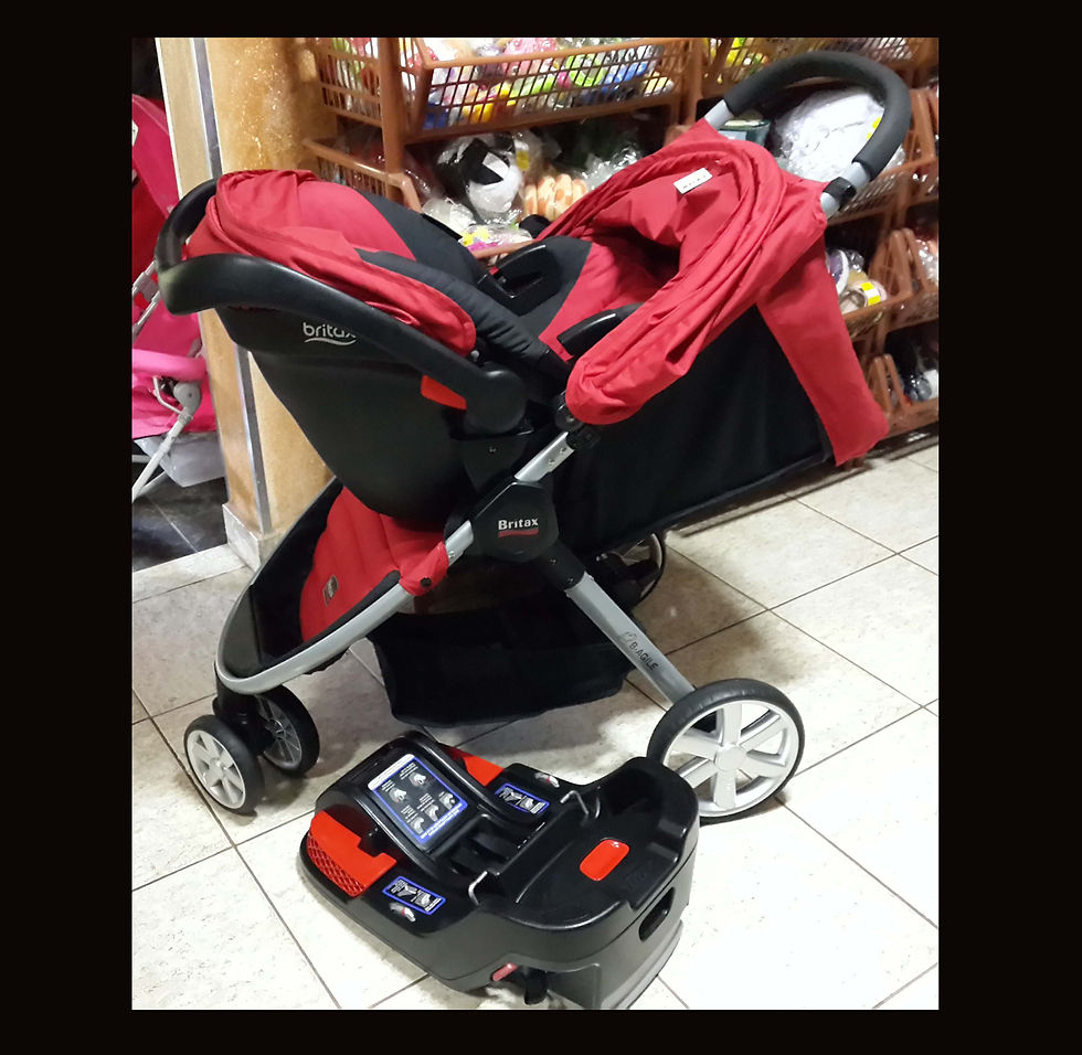 Miniatura: Carrinho 3 rodas Britax B-agile + Bebe Conforto Britax B-safe 35 Protection Safe