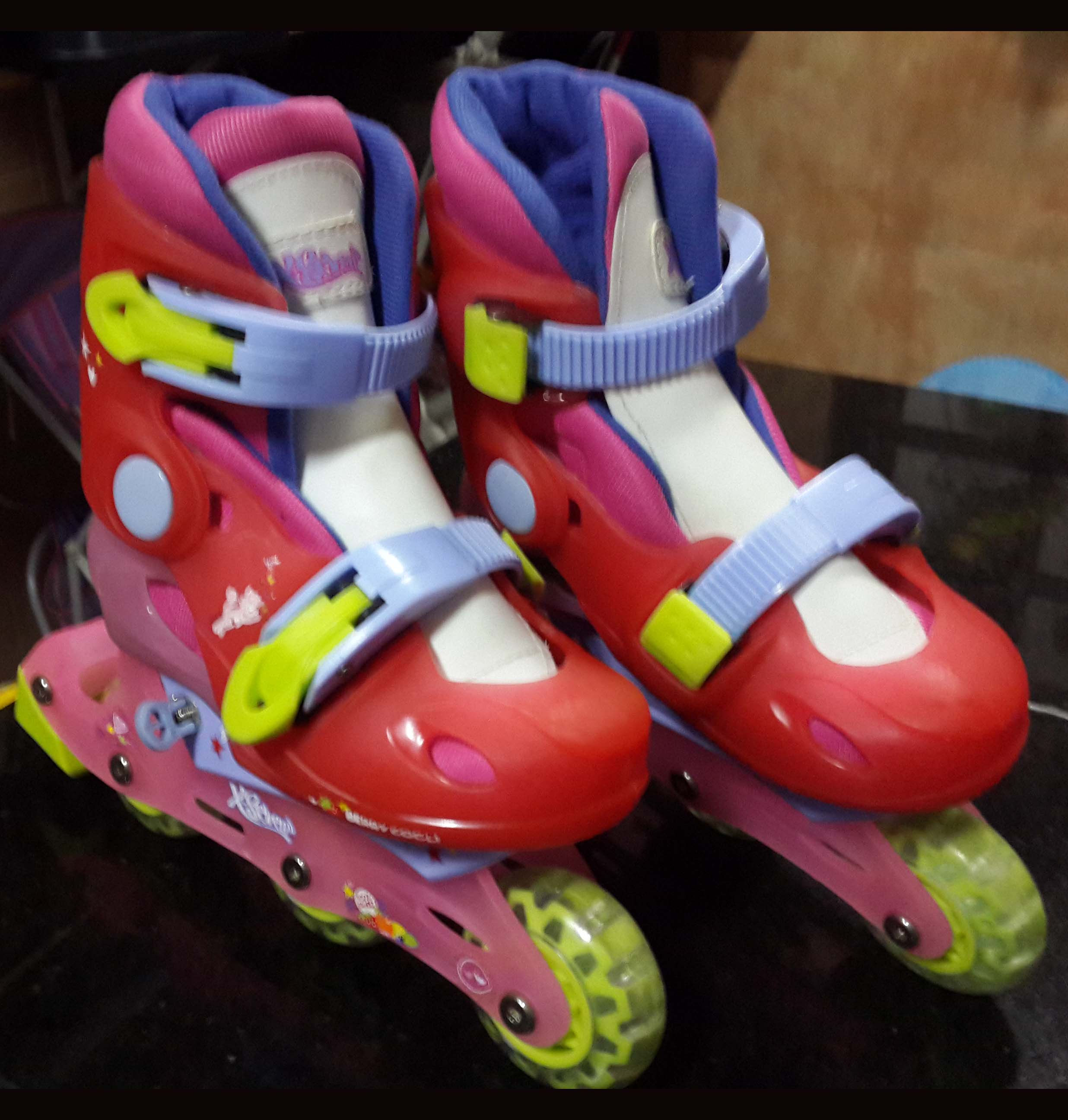 Patins X-Seven infantil semi-novo nº24~28