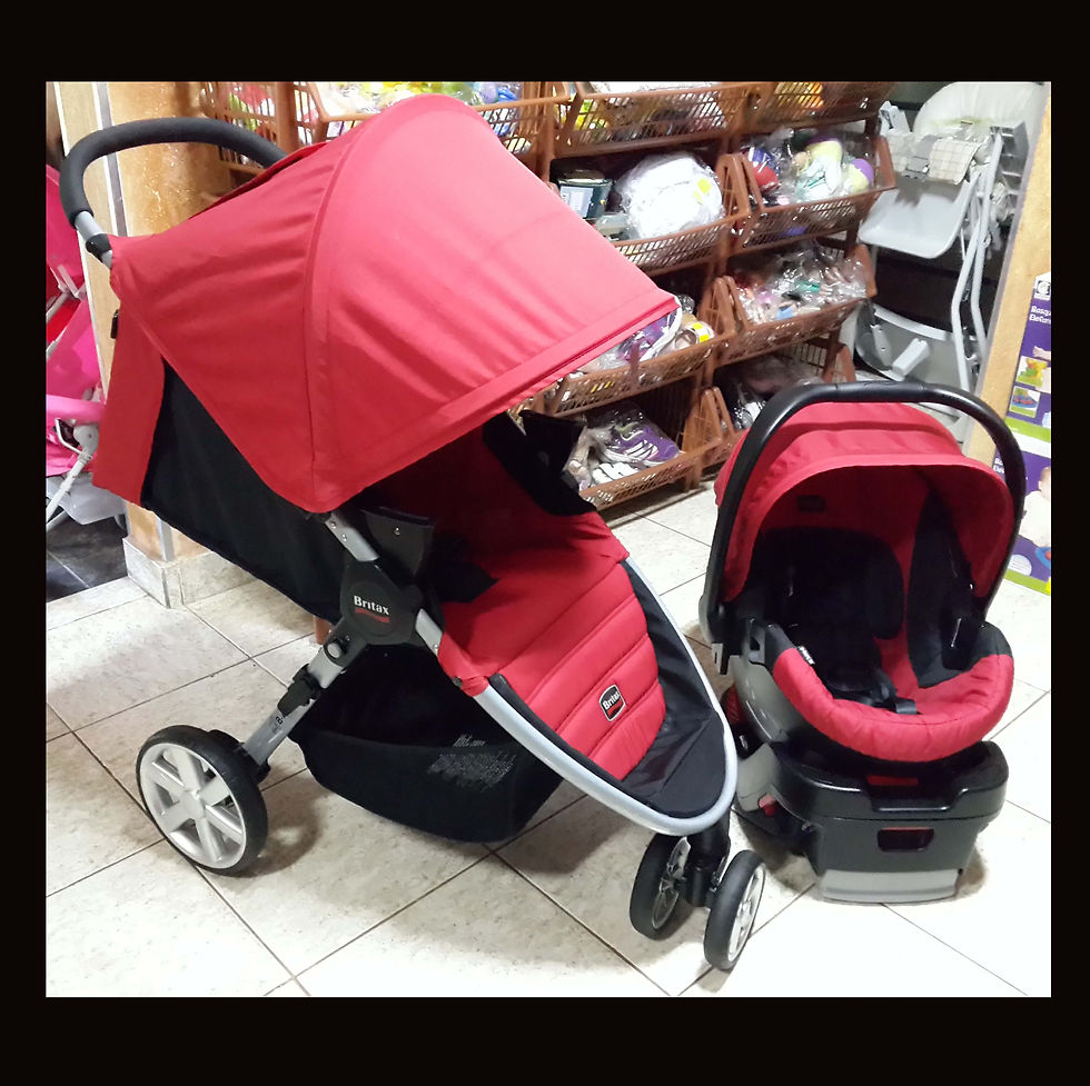 Miniatura: Carrinho 3 rodas Britax B-agile + Bebe Conforto Britax B-safe 35 Protection Safe