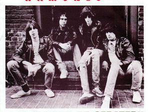 "I Wanna Be Sedated' by the Ramones record cover