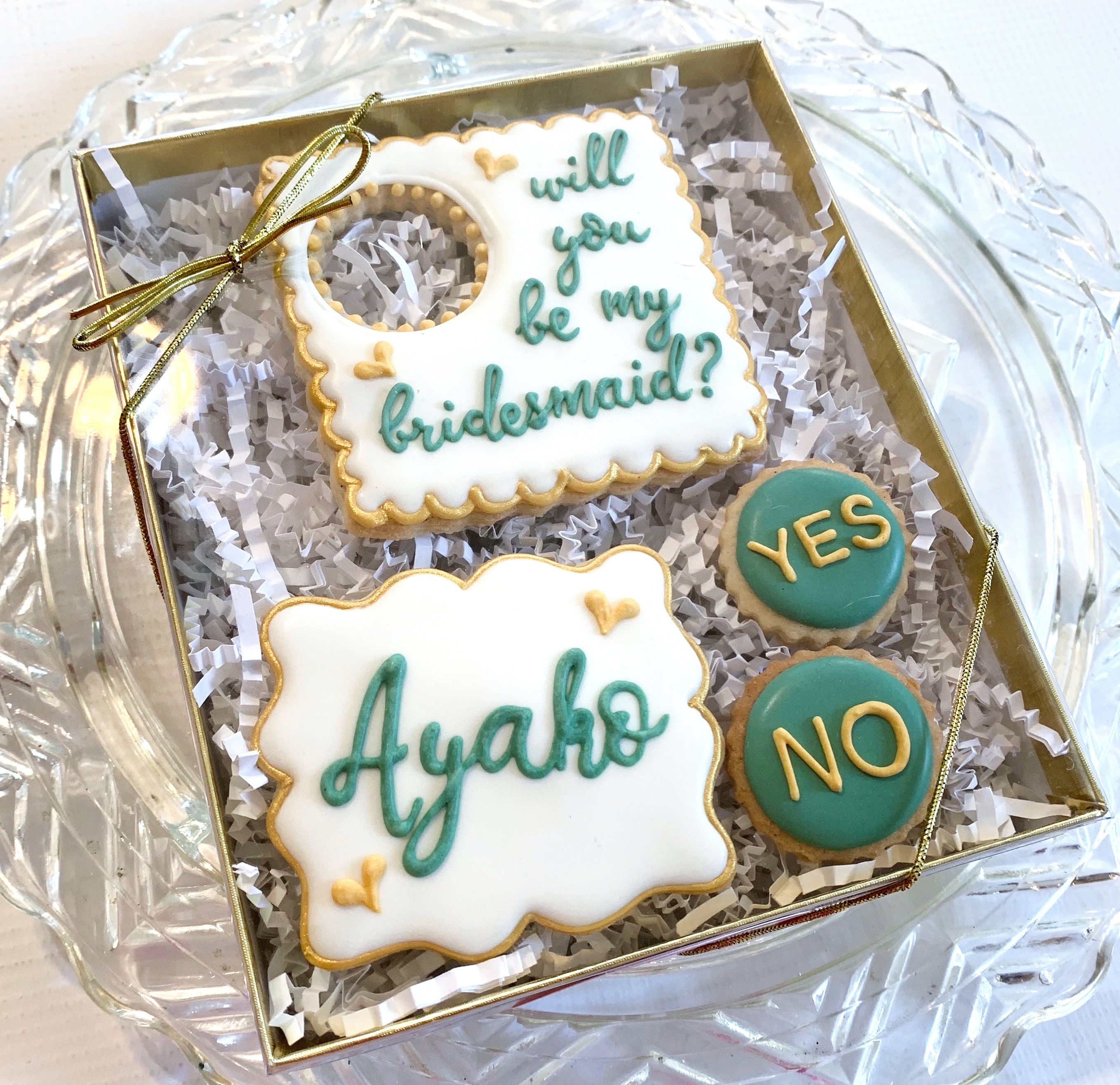 Bridesmaid Proposal Cookie Set