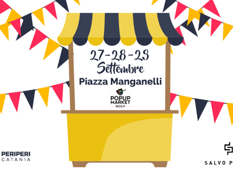 Ci vediamo tutti al PopUp Market Sicily questo week-end!!!