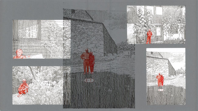 Oppslag fra minnealbum, tilpasset til film.