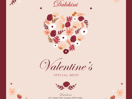 Happy Valentine’s Day at Dalchini Wimbledon – Celebrate Love with a Special Valentine’s Menu