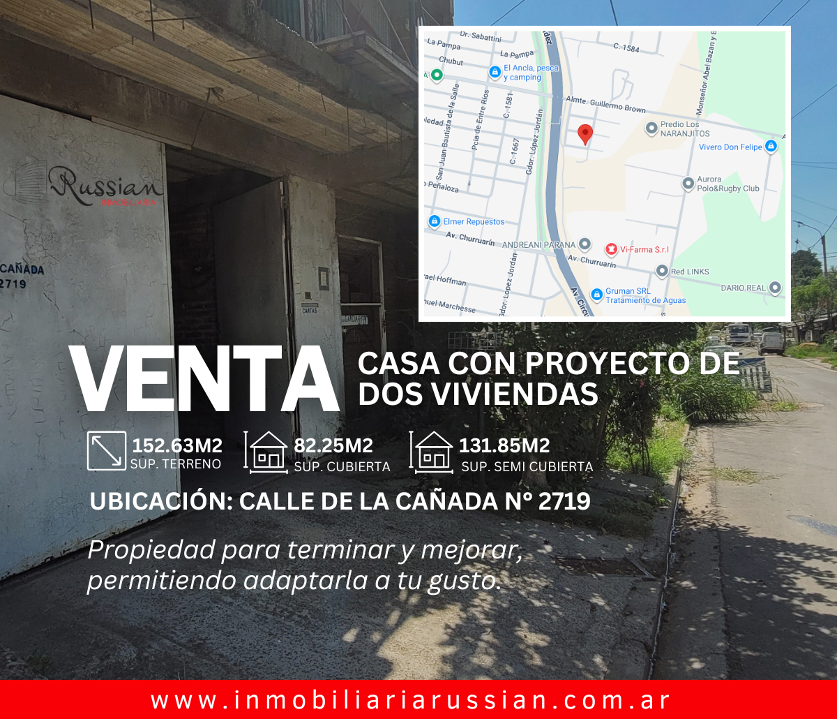 Calle De la Cañada N° 2719