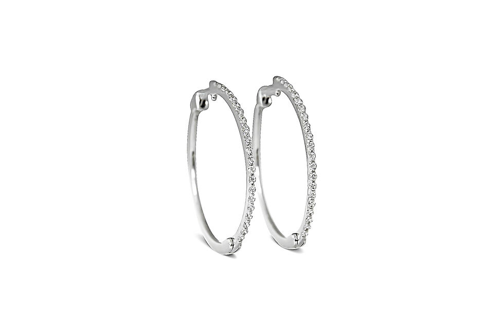 Thumbnail: The Diamond Hoops Extra Large