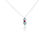 Thumbnail: Aquamarine Pink Tourmaline Diamond Pendant