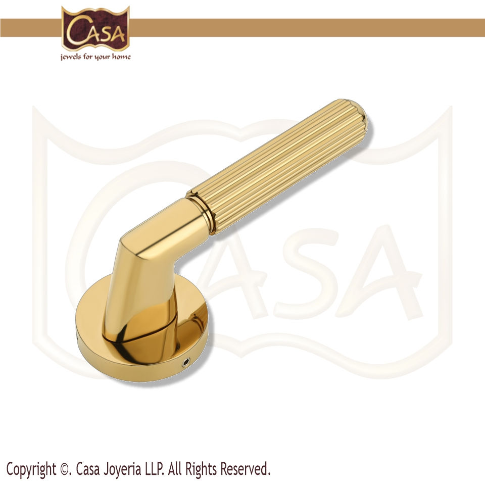Thumbnail: Brass Mortise on Rose - 9095
