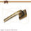 Thumbnail: Brass Mortise on Rose - 108