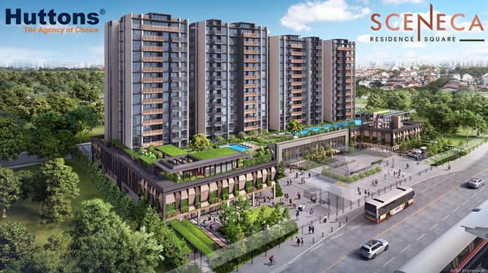 Sceneca Residence Aerial view