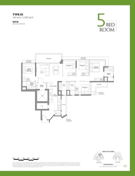 The Lakegarden Residences typical floor plan