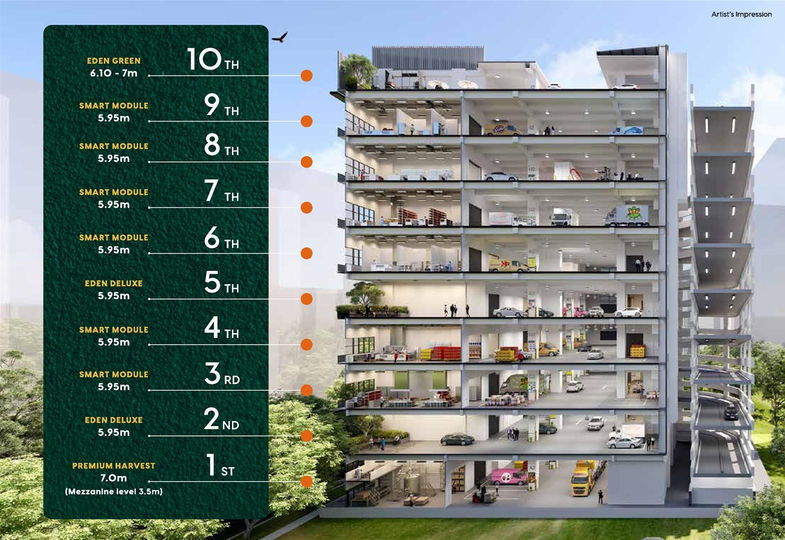 Freehold B2 food factory in Mandai