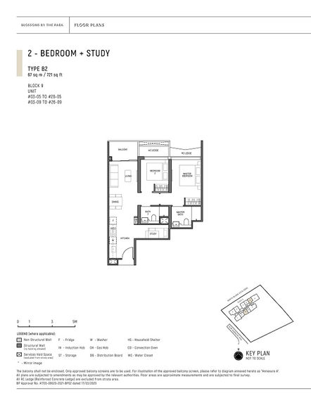 Blossoms by the park 2+Study