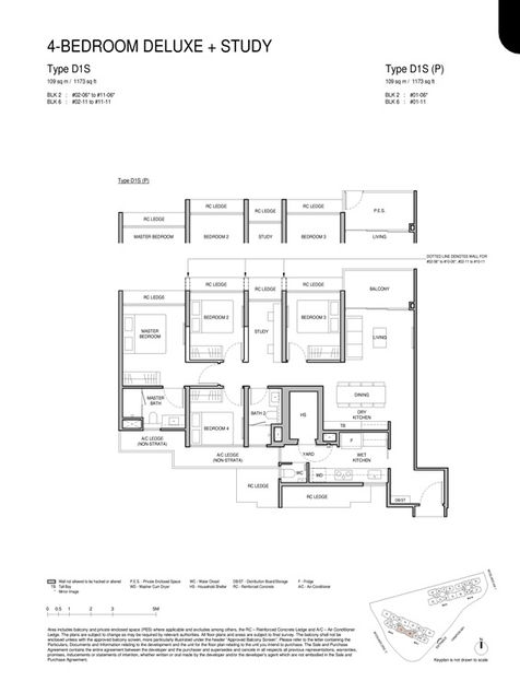 Norwood Grand Condo 4 Bedroom Floor Plan