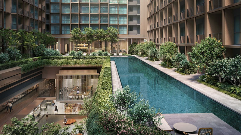50m lap pool in The Robertson Opus