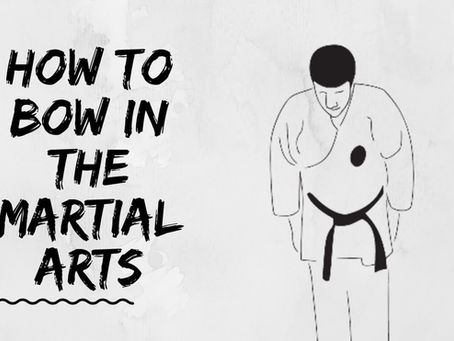 Bowing in Martial Arts