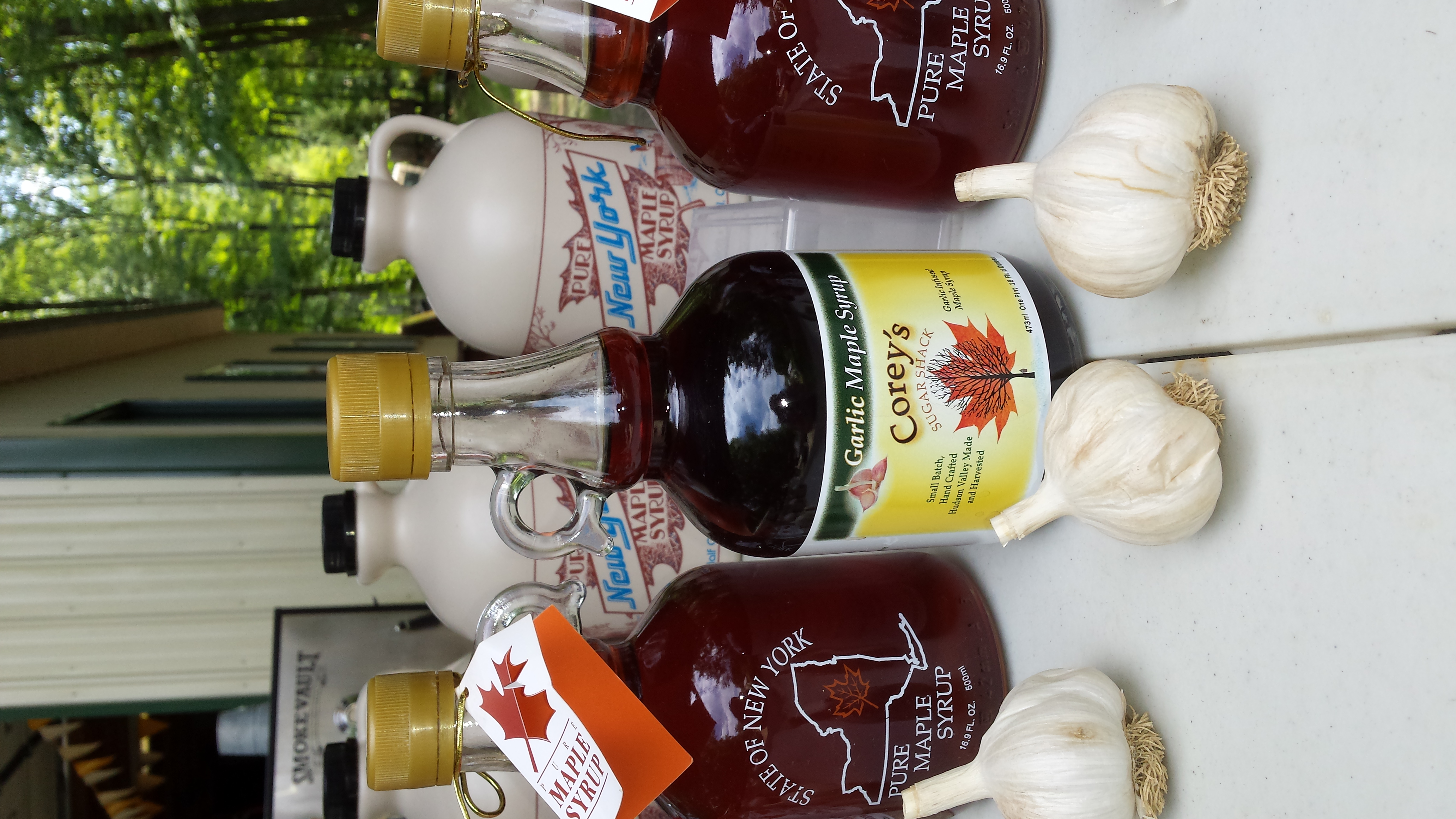 Garlic Maple Syrup