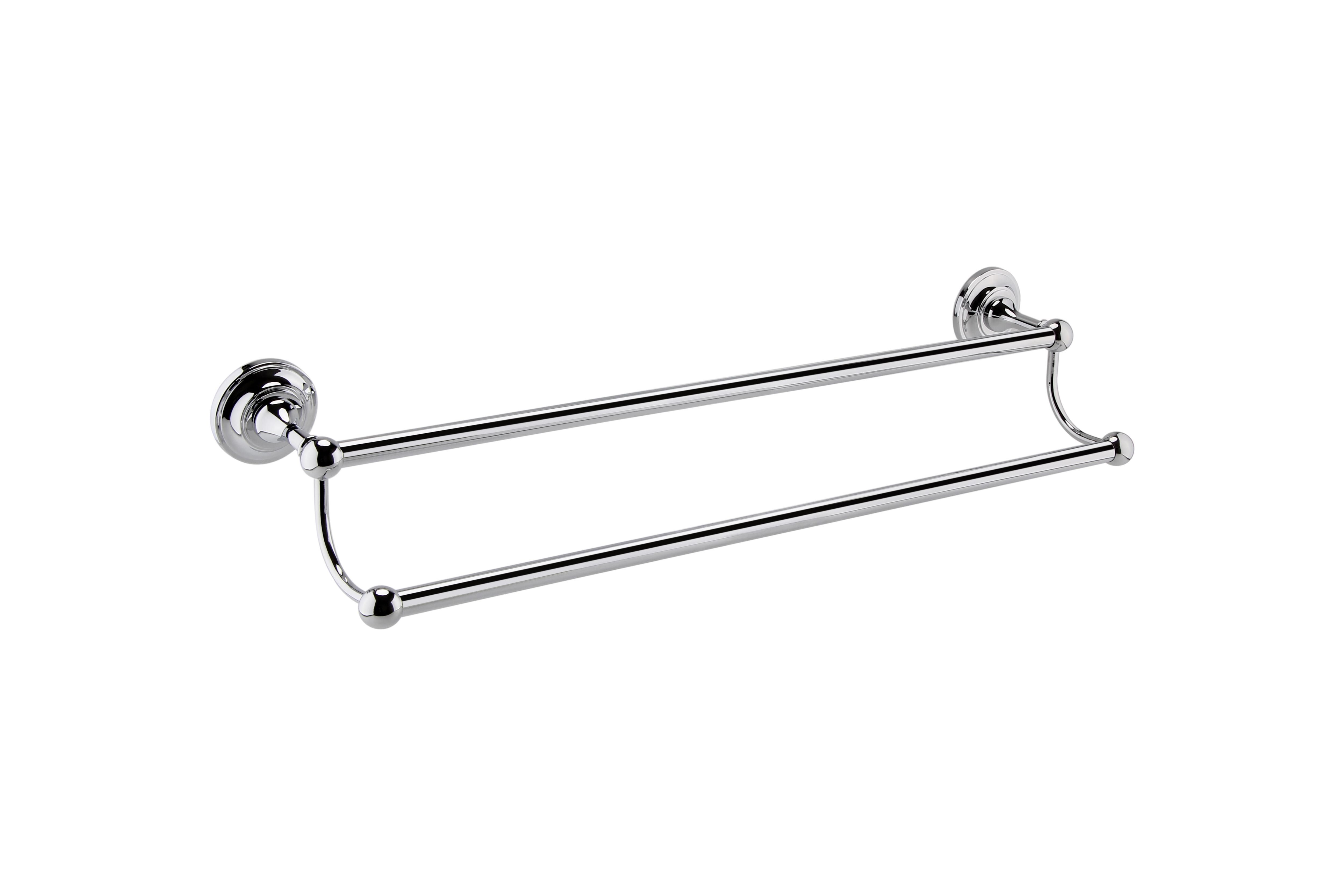 Nuie Chrome Double Towel Rail