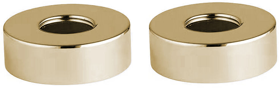 Brushed Gold Round Shower Plates